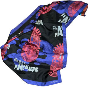 Nene Blanche  vintage Luxury Mulberry Silky Scarf